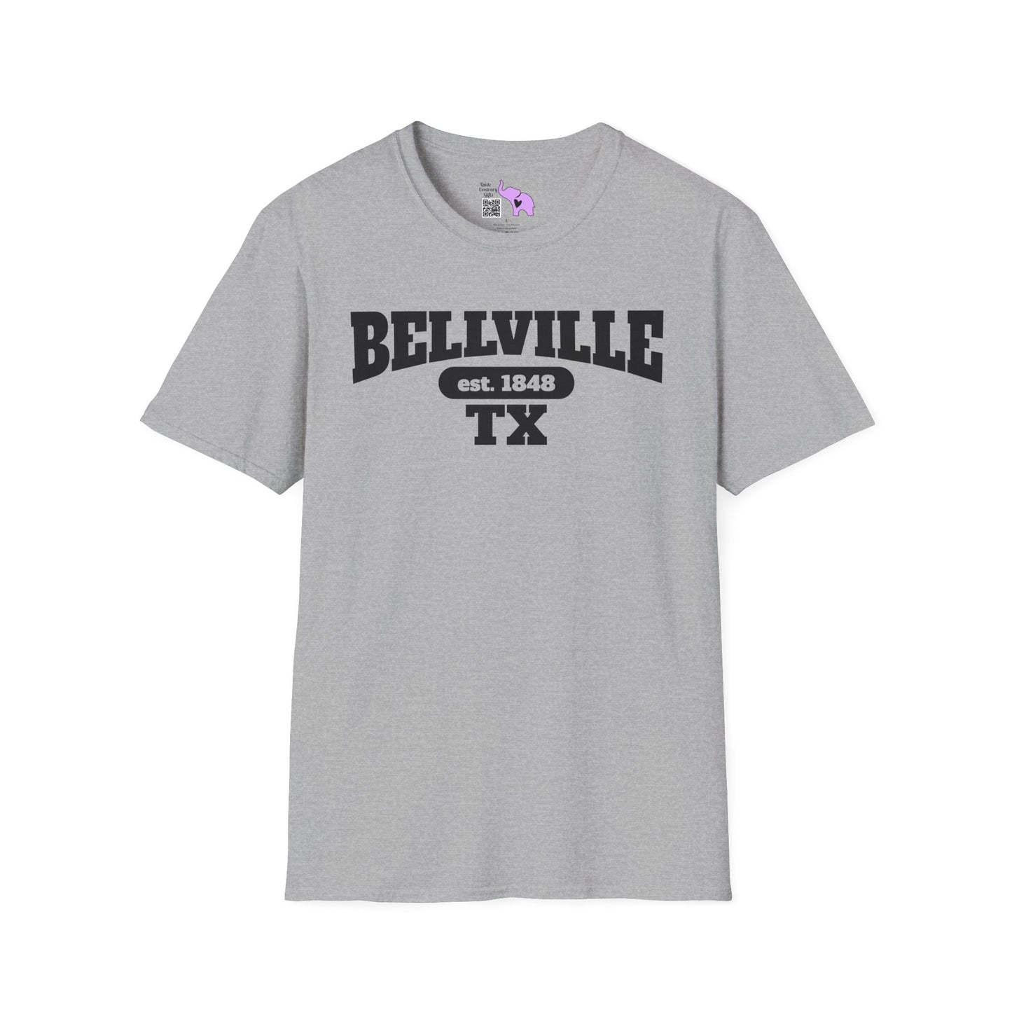 Bellville Tx Est. 1848 Adult T-shirt
