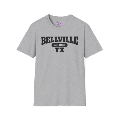Bellville Tx Est. 1848 Adult T-shirt