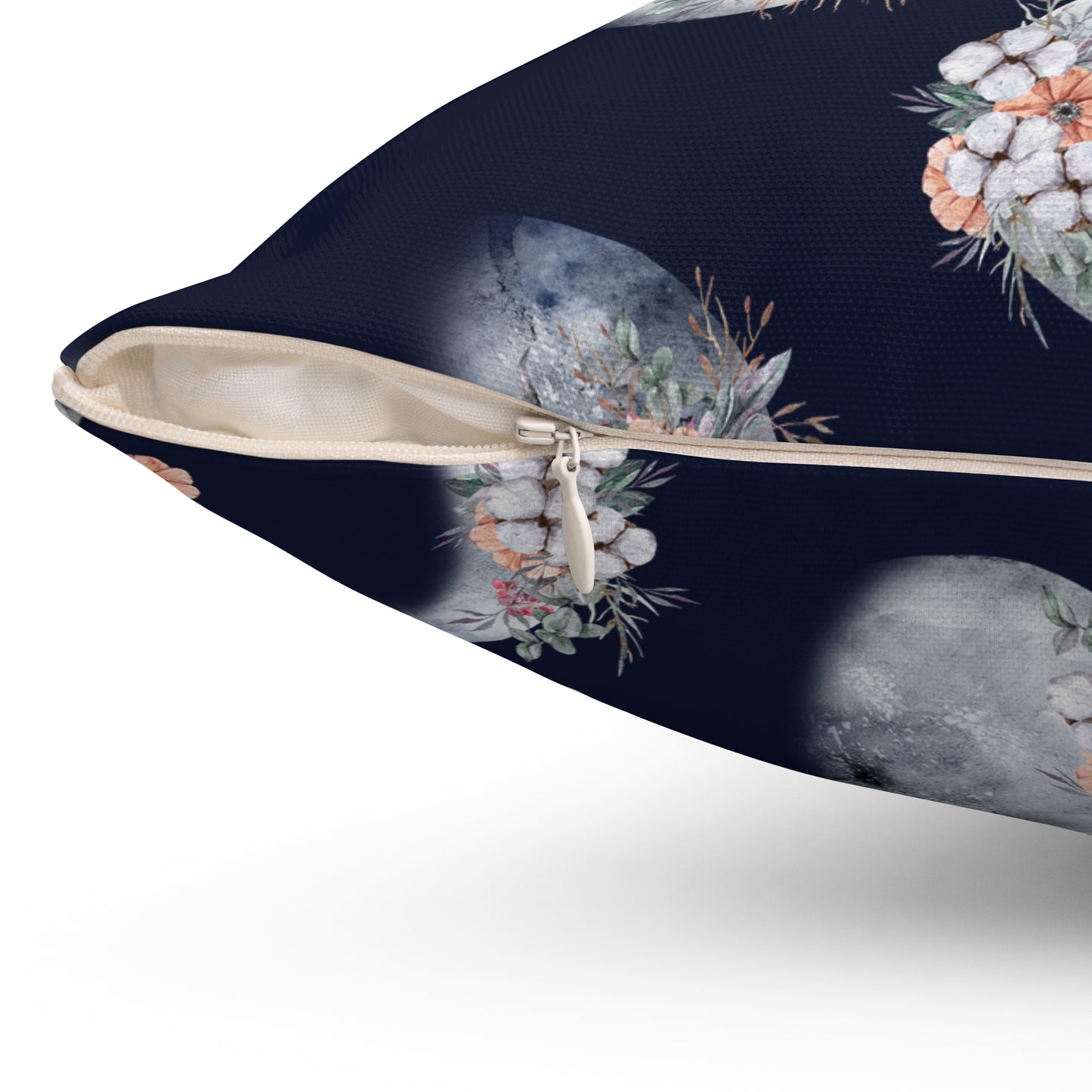 Lunar Garden Throw Pillow