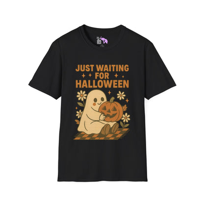 Just Waiting For Halloween Adult T-shirt