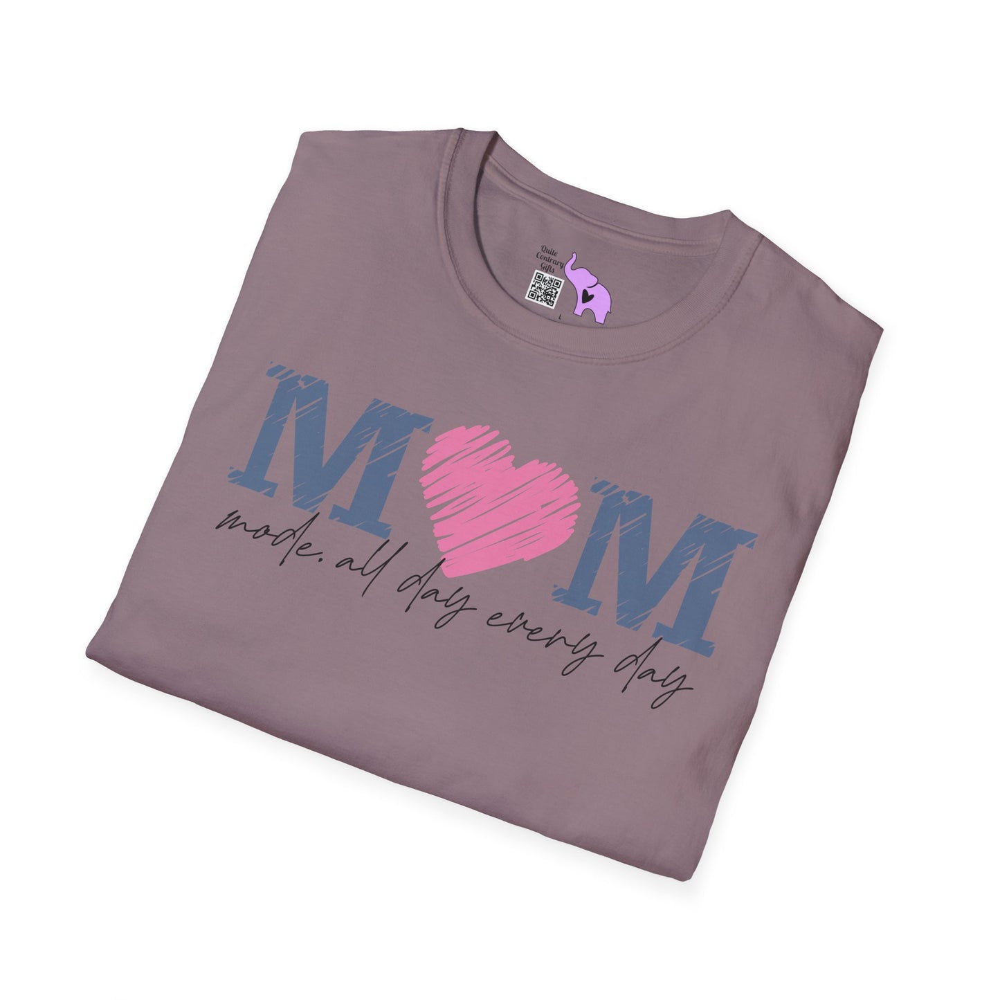 Mom Mode All Day Everyday Adult T-shirt