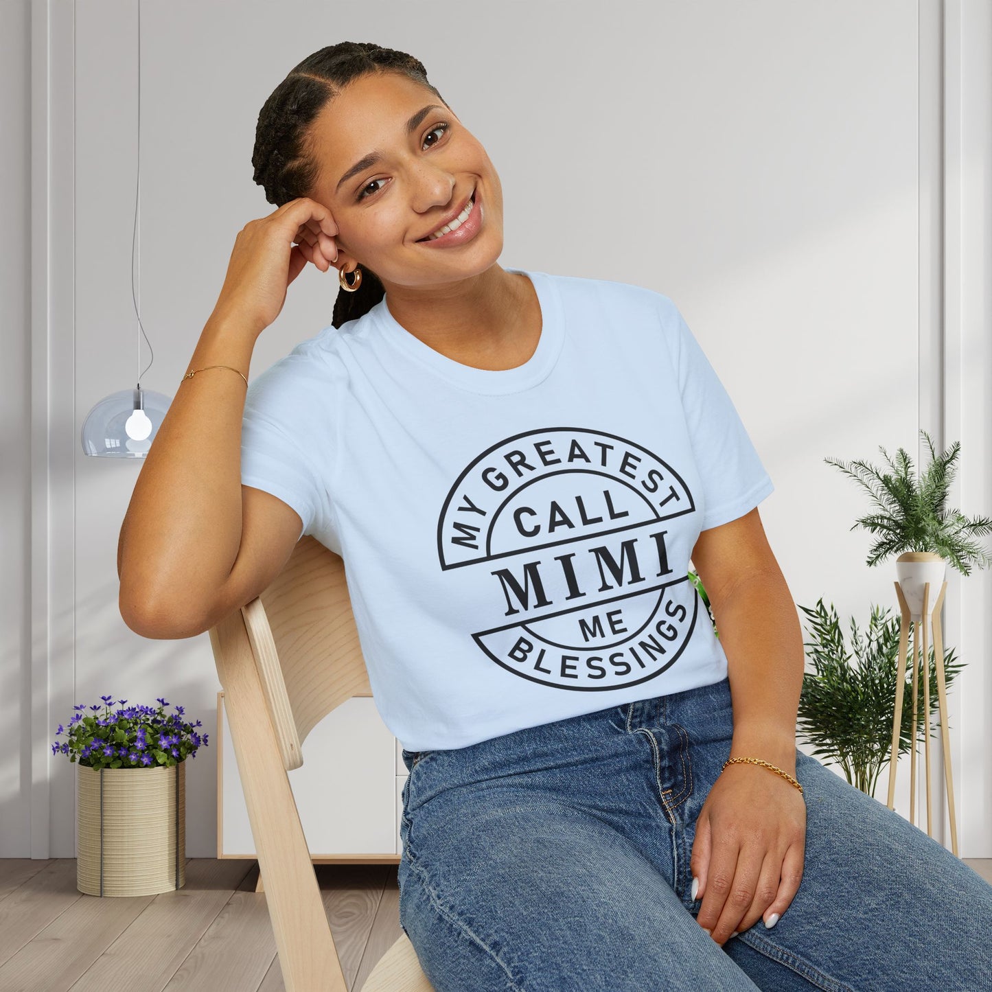 My Greatest Blessings Call Me Mimi Adult T-shirt