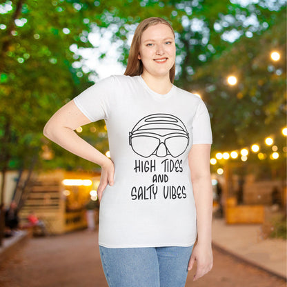High Tides And Salty Vibes Adult T-shirt