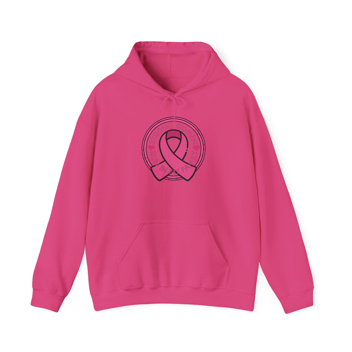 Strong Women Run In My Family Heavy Blend™ Hooded Sweatshirt