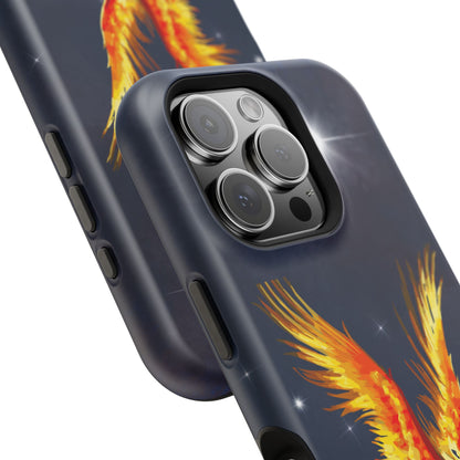 Phoenix Over Nebula MagSafe® Compatible Tough Case for iPhone