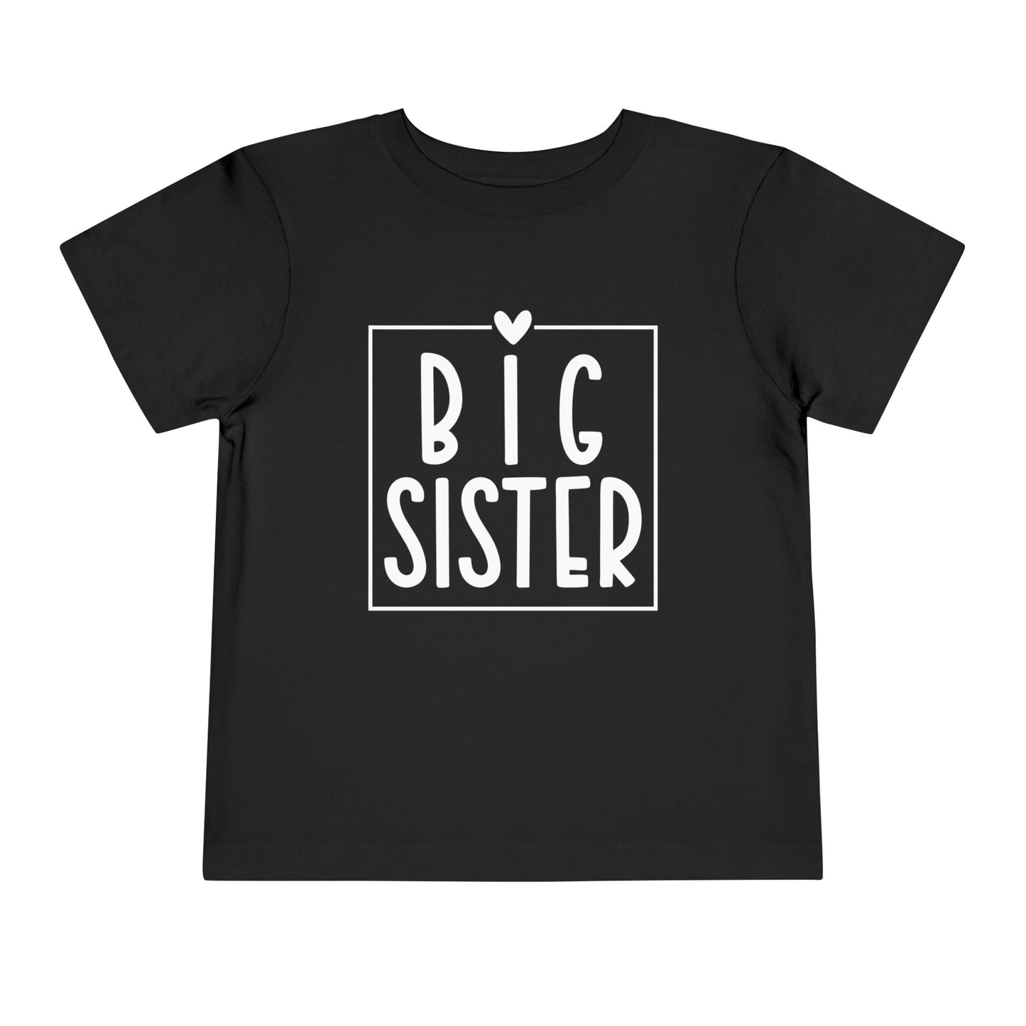 Big Sister (Heart/Box) Toddler Tee