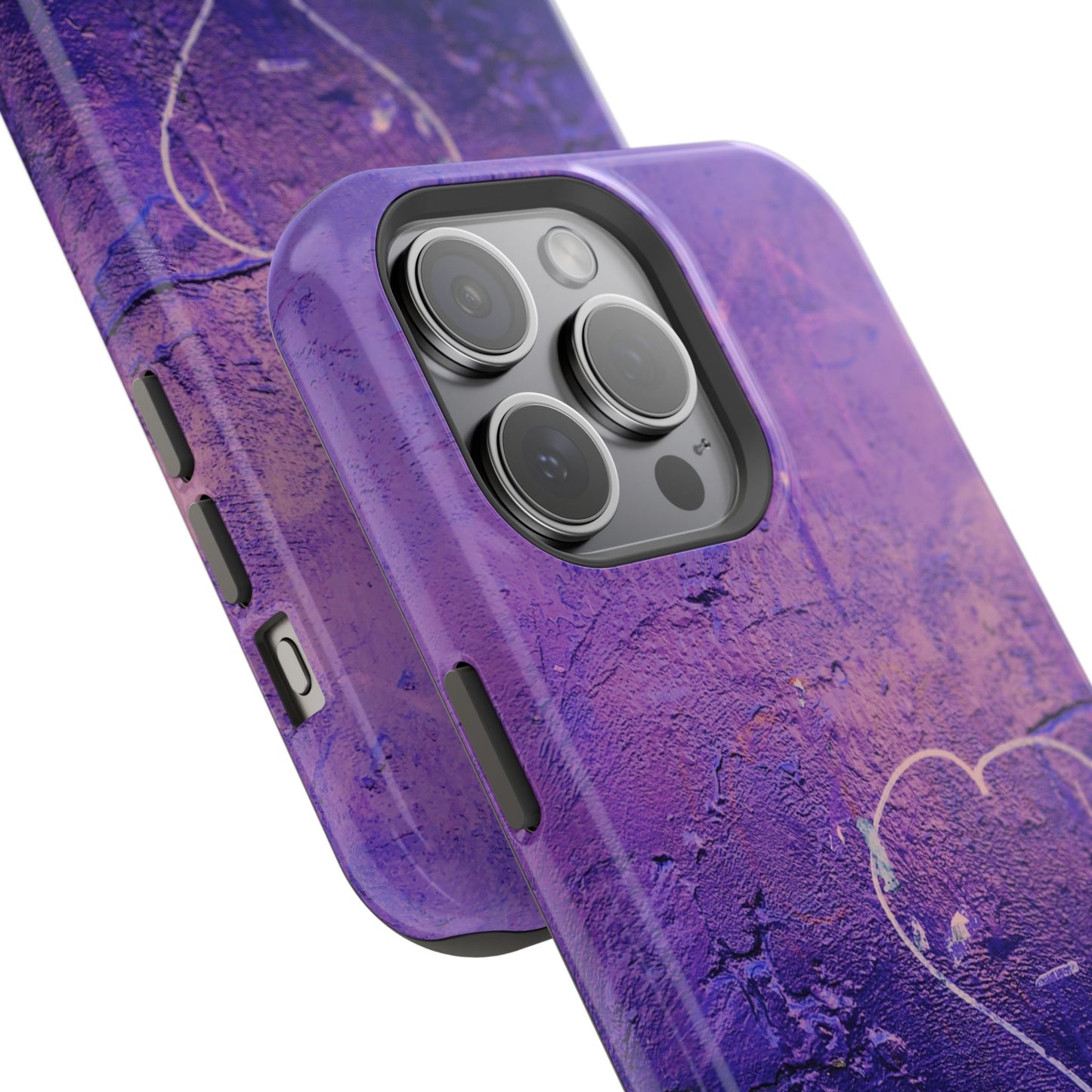 Purple Heart Wall MagSafe® Compatible Tough Case for iPhone
