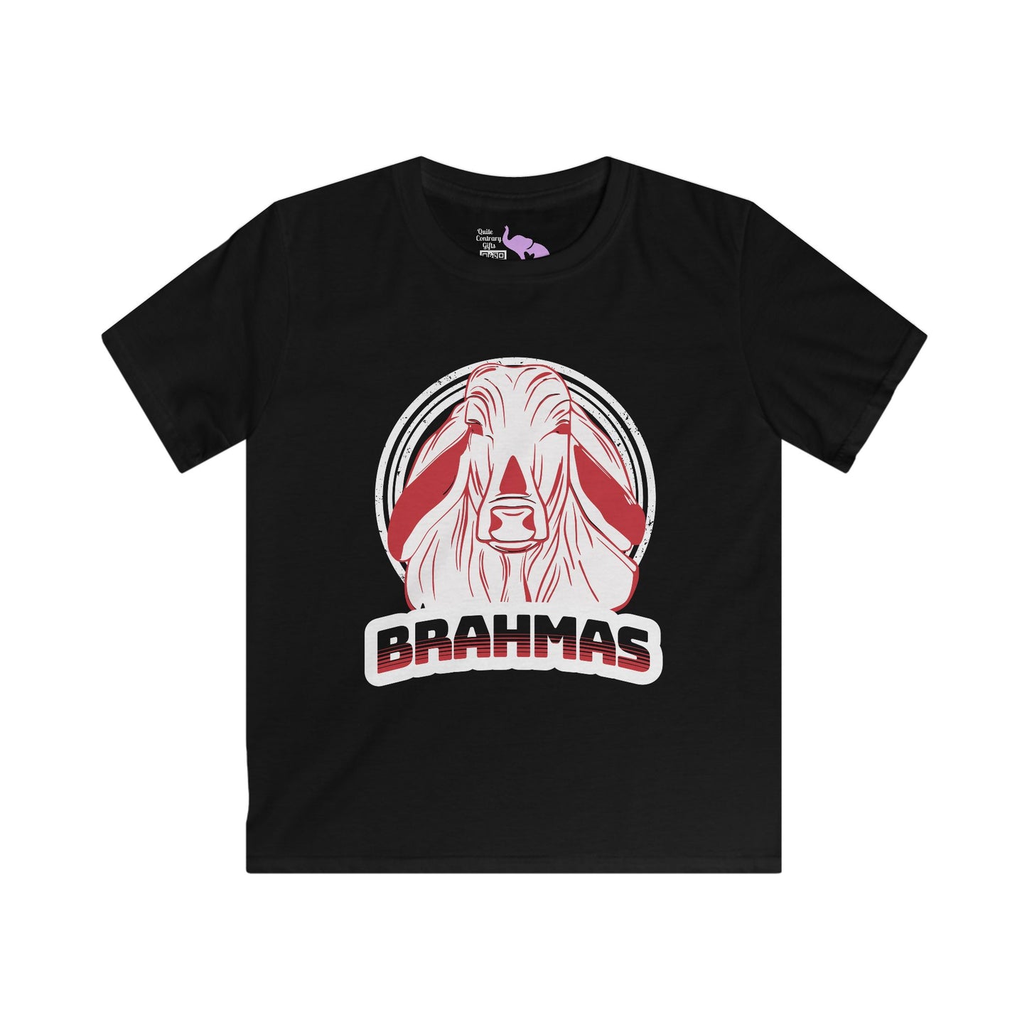 Brahmas Circle Youth Softstyle Tee