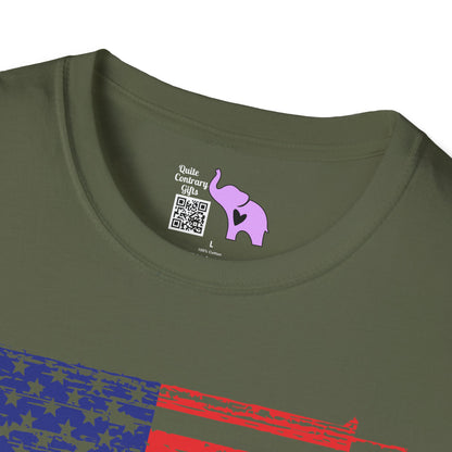 Gun Flag Adult T-shirt