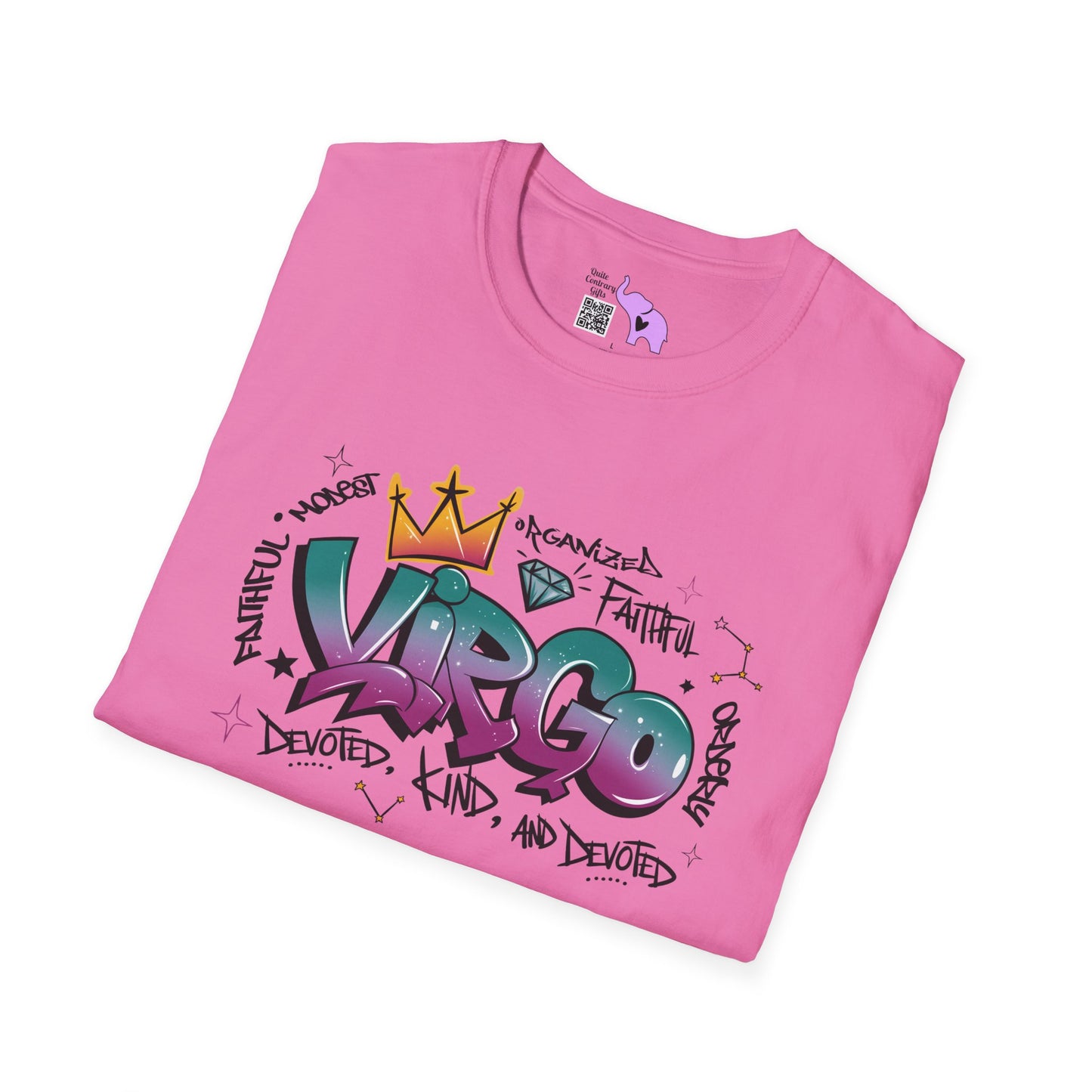 Virgo Street Art Adult T-shirt
