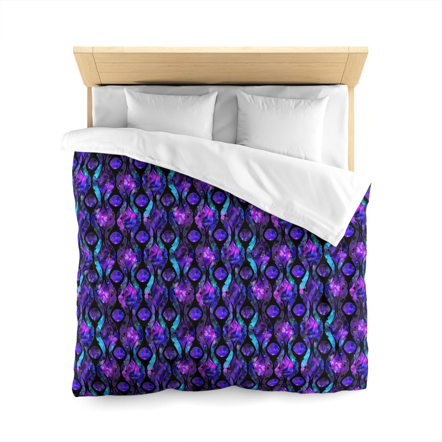 Celestial Glass Microfiber Duvet Cover