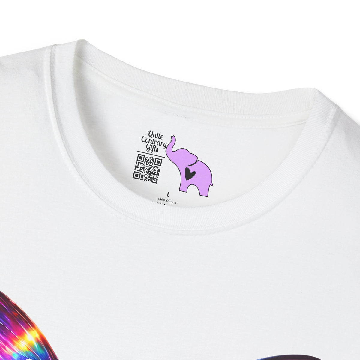 Colorful Butterfly & Flowers Adult T-shirt