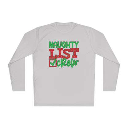 Naughty List Crew Adult Long Sleeve Tee