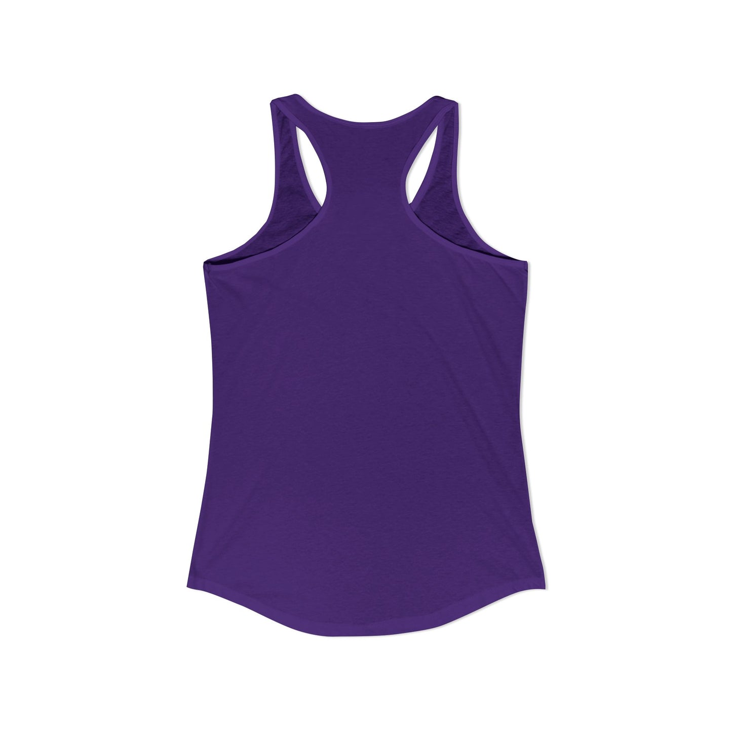 The Voice of the Ocean Speaks to the Soul Women's Ideal Racerback Tank
