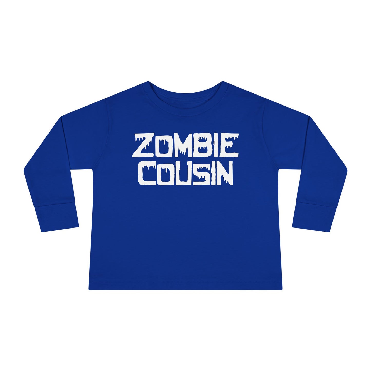 ""Zombie Cousin Toddler Long Sleeve Tee