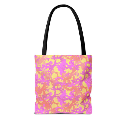 Sunset Sorbet Camo Canvas Tote Bag