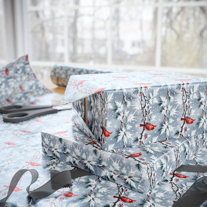 Cardinals in the Snow Wrapping Paper