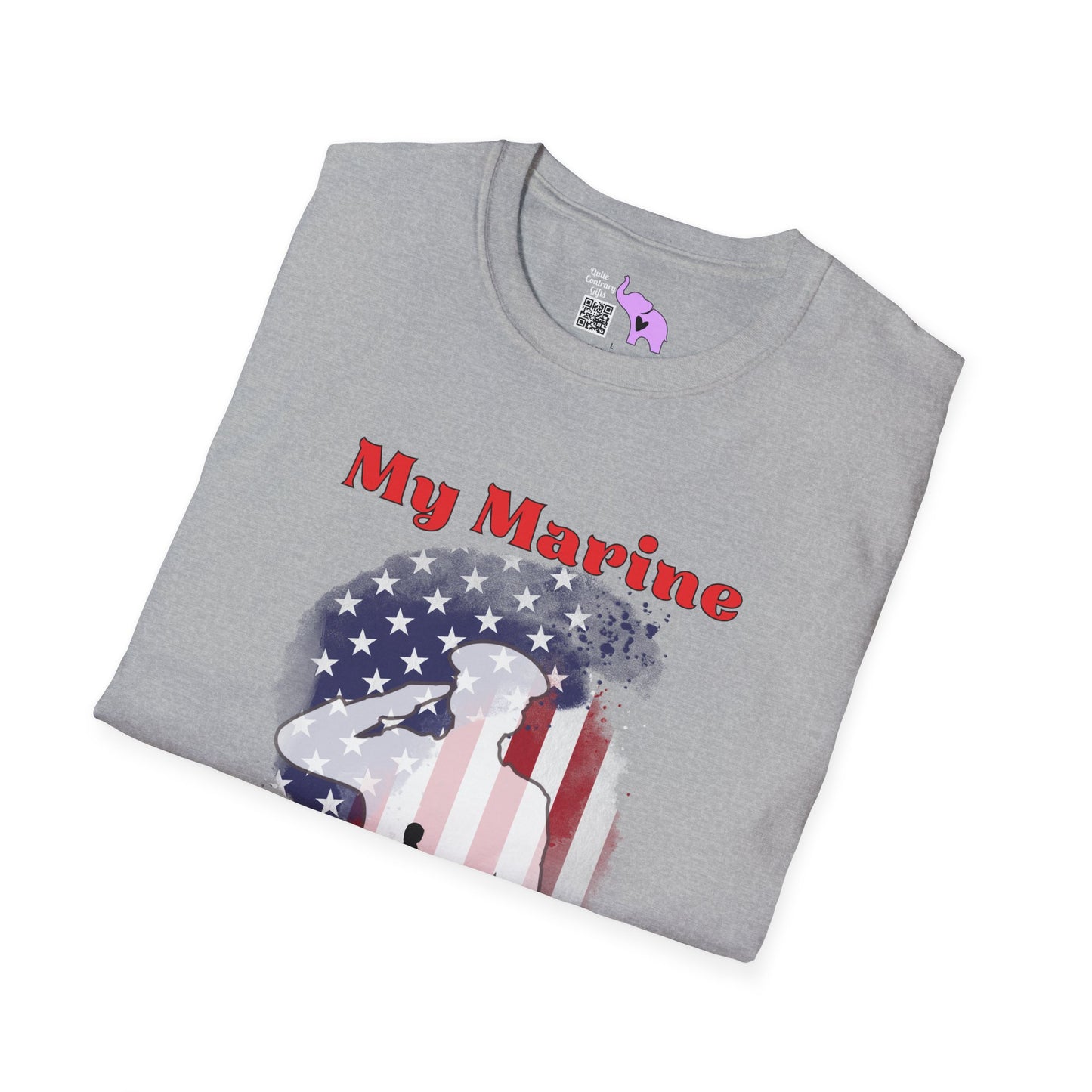 My Marine My Son (Dad) Adult T-shirt