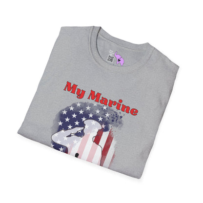 My Marine My Son (Dad) Adult T-shirt