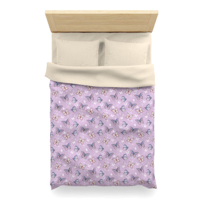 Pastel Wing Parade Microfiber Duvet Cover
