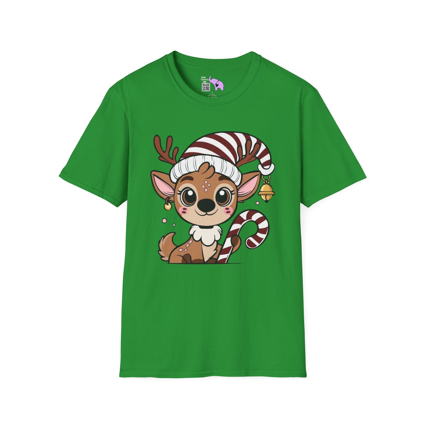 Santa's Little Deer Adult T-shirt
