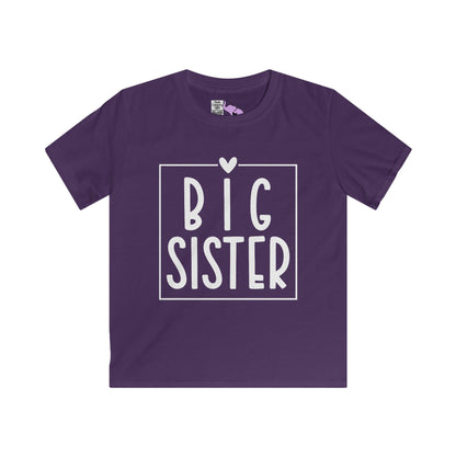 Big Sister (Heart/Box) Youth Softstyle Tee