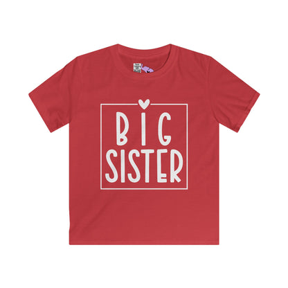 Big Sister (Heart/Box) Youth Softstyle Tee