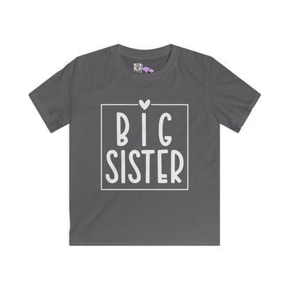 Big Sister (Heart/Box) Youth Softstyle Tee