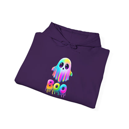 Neon Ghostly Boo Heavy Blend™ Hooded Sweatshirt