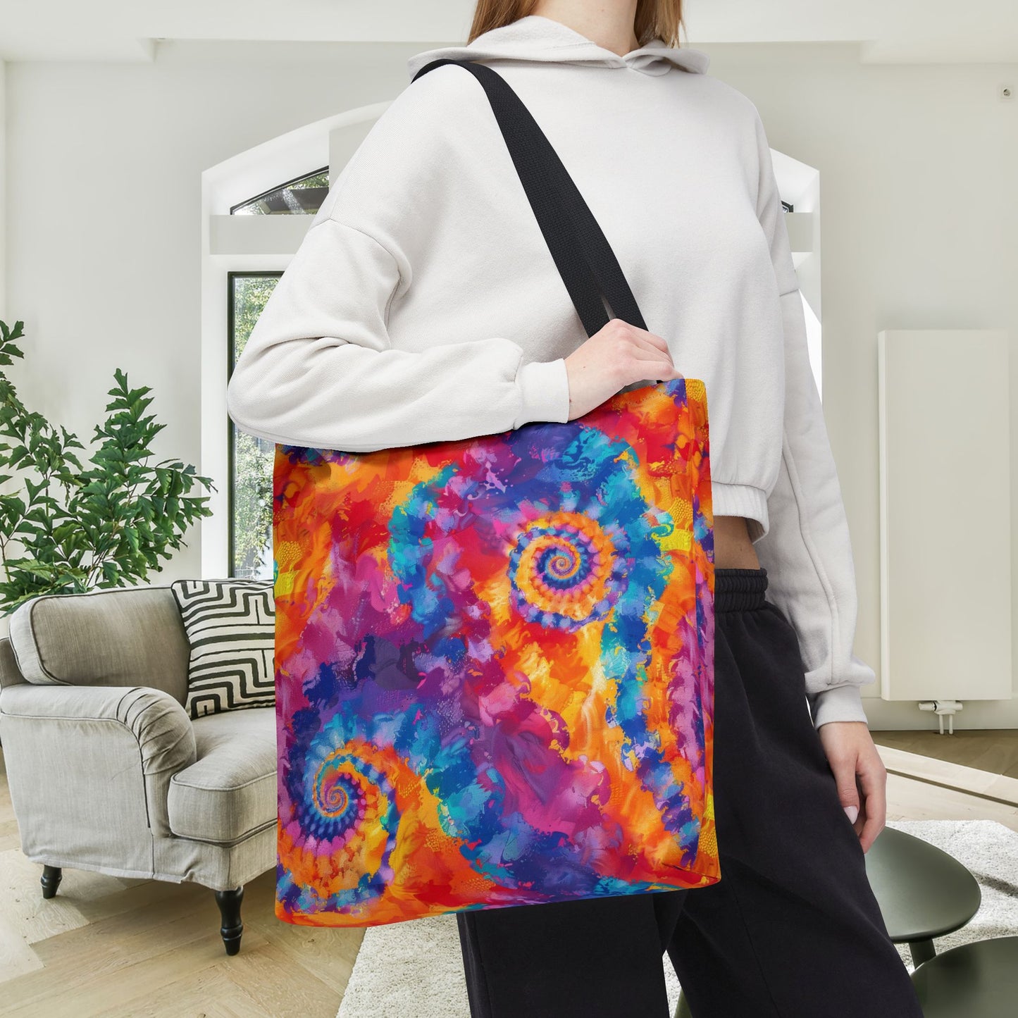 Rainbow Rebel Canvas Tote Bag