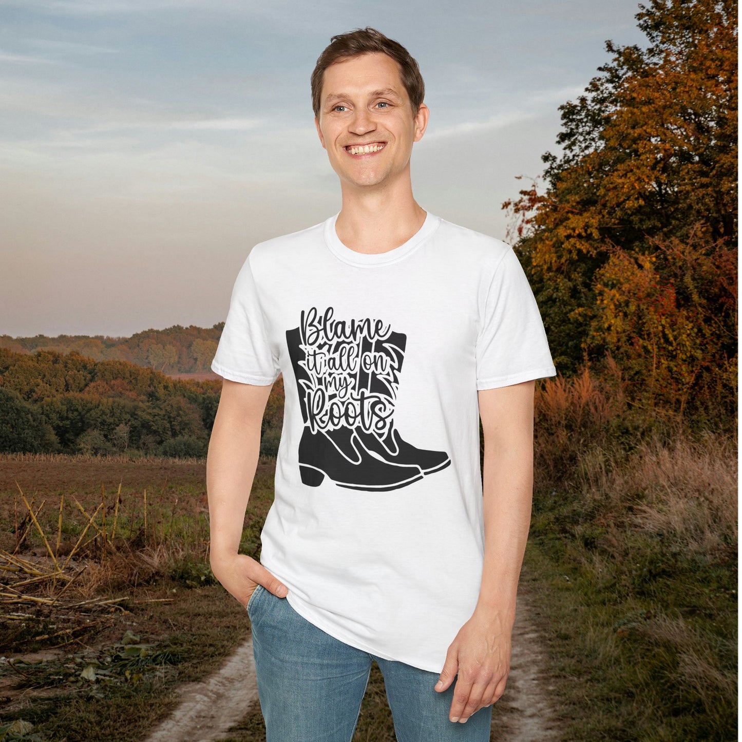 Blame It All On My Roots Adult T-shirt