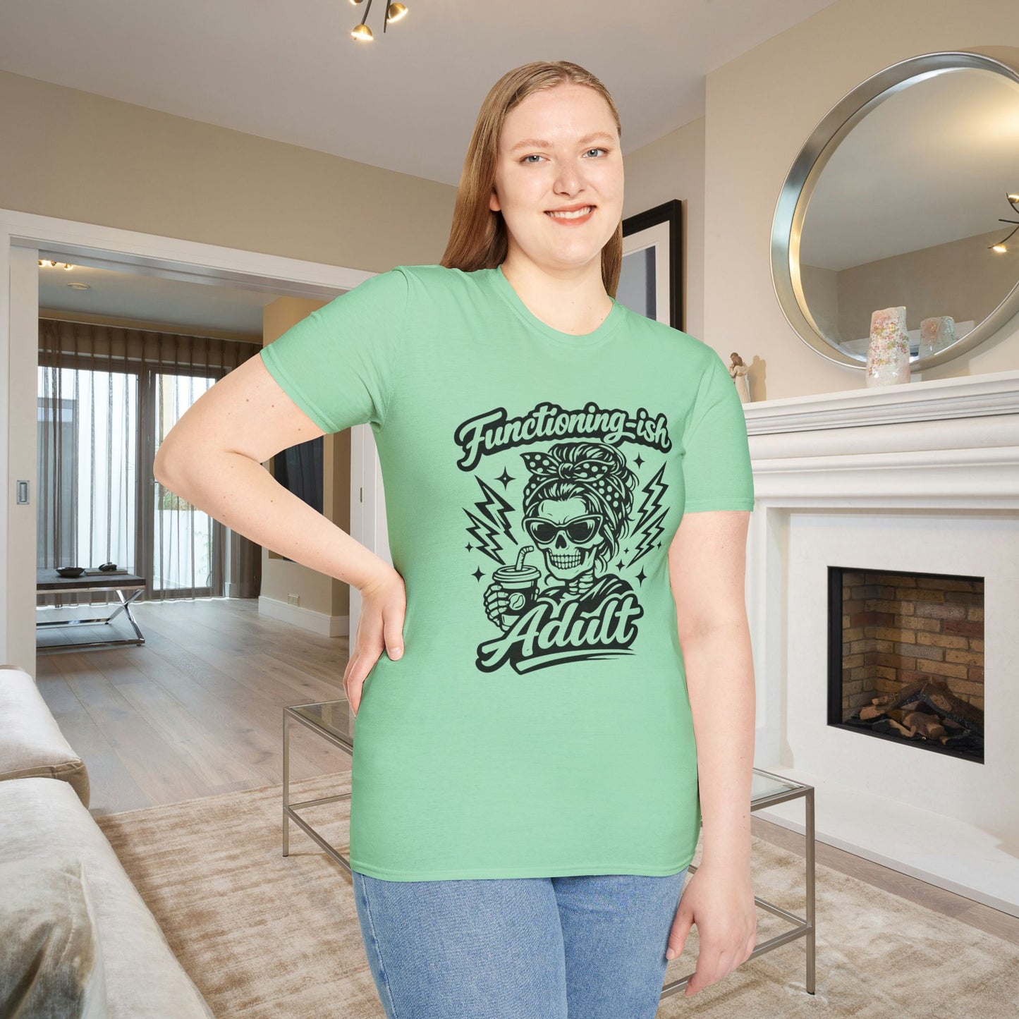 Functioning-Ish Adult Adult T-shirt