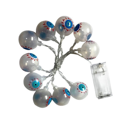 Halloween LED String Lights – 10 Waterproof Lights in Fun Spooky Shapes