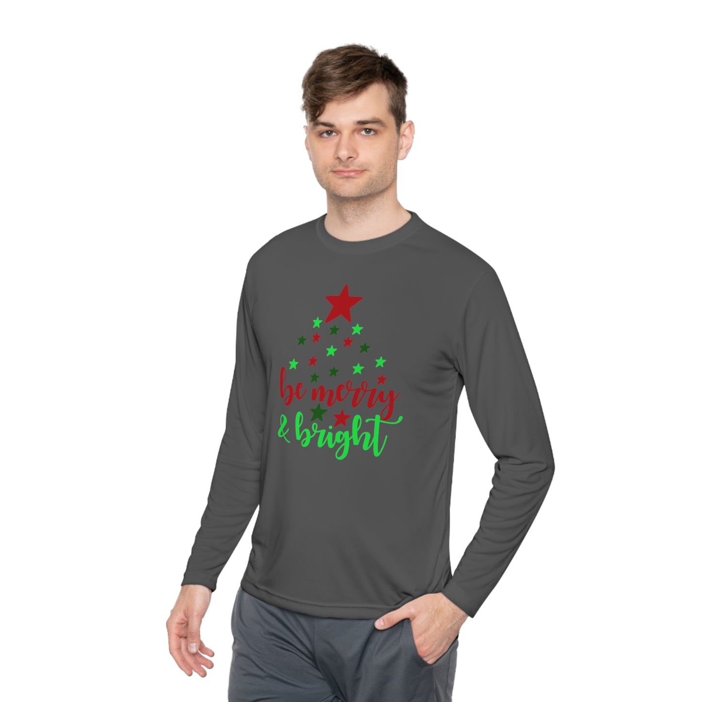 Be Merry & Bright Adult Long Sleeve Tee