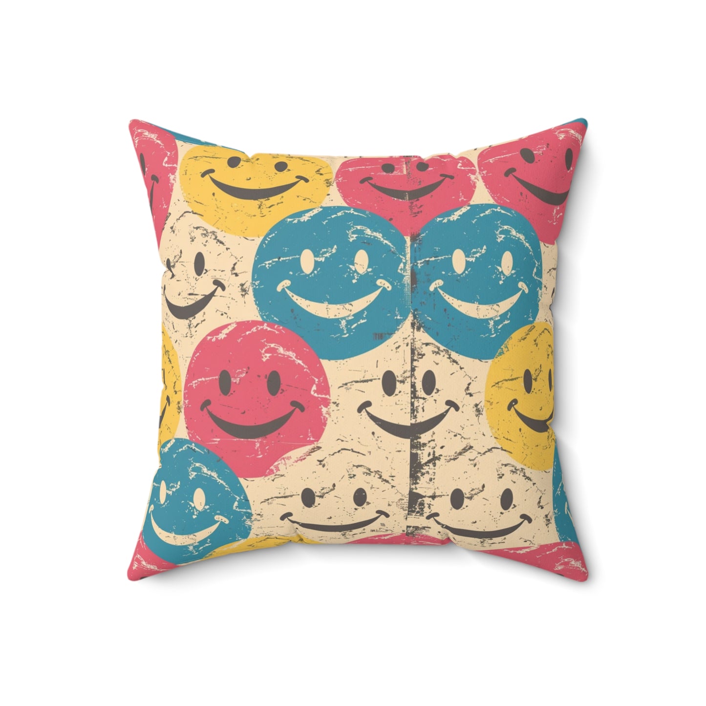 Color Me Happy Throw Pillow