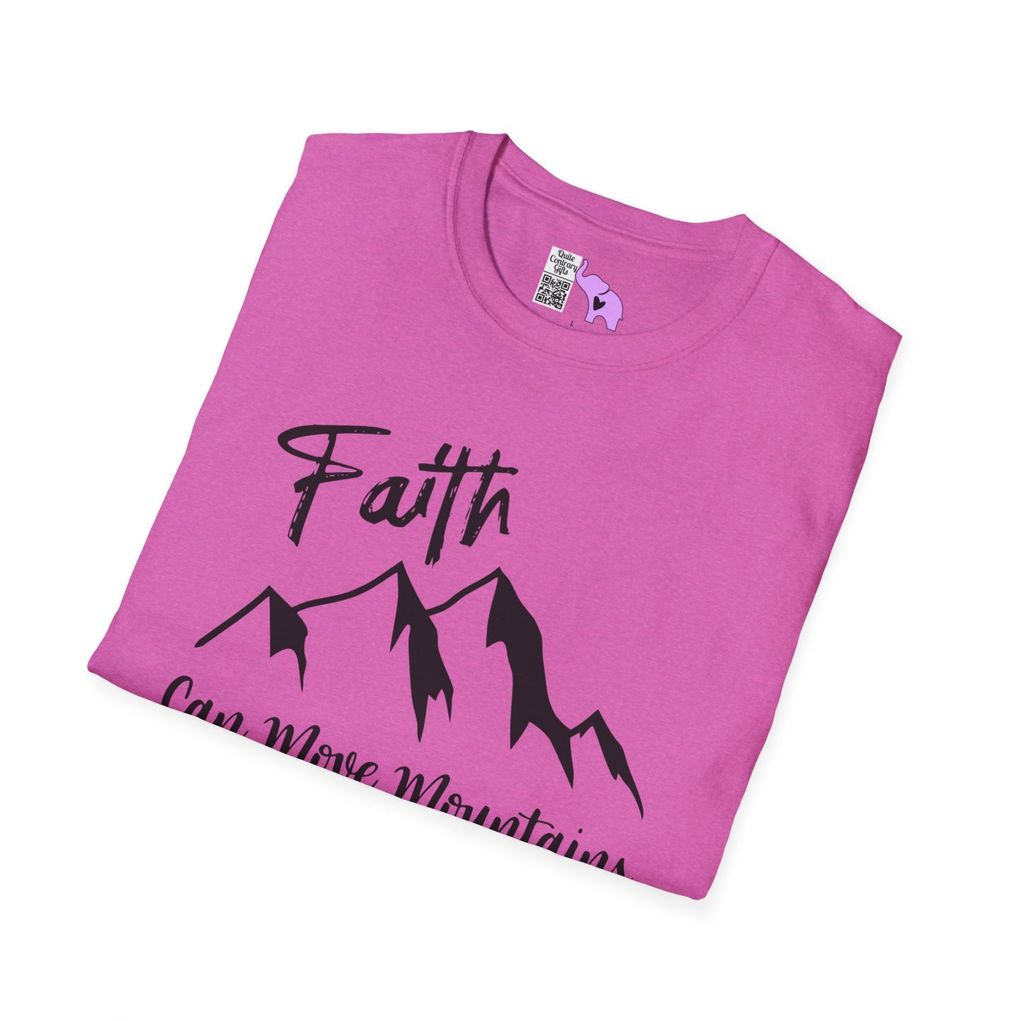 Faith Can Move Mountains Adult T-shirt