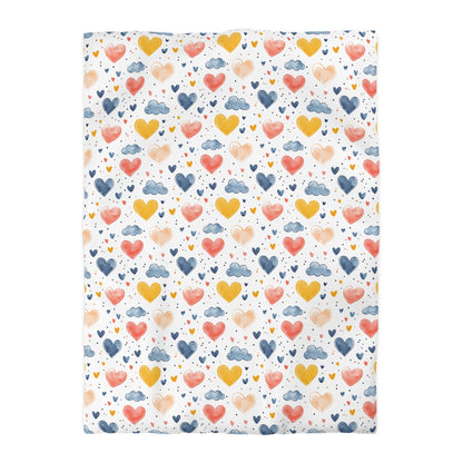 Love in the Air Microfiber Duvet Cover