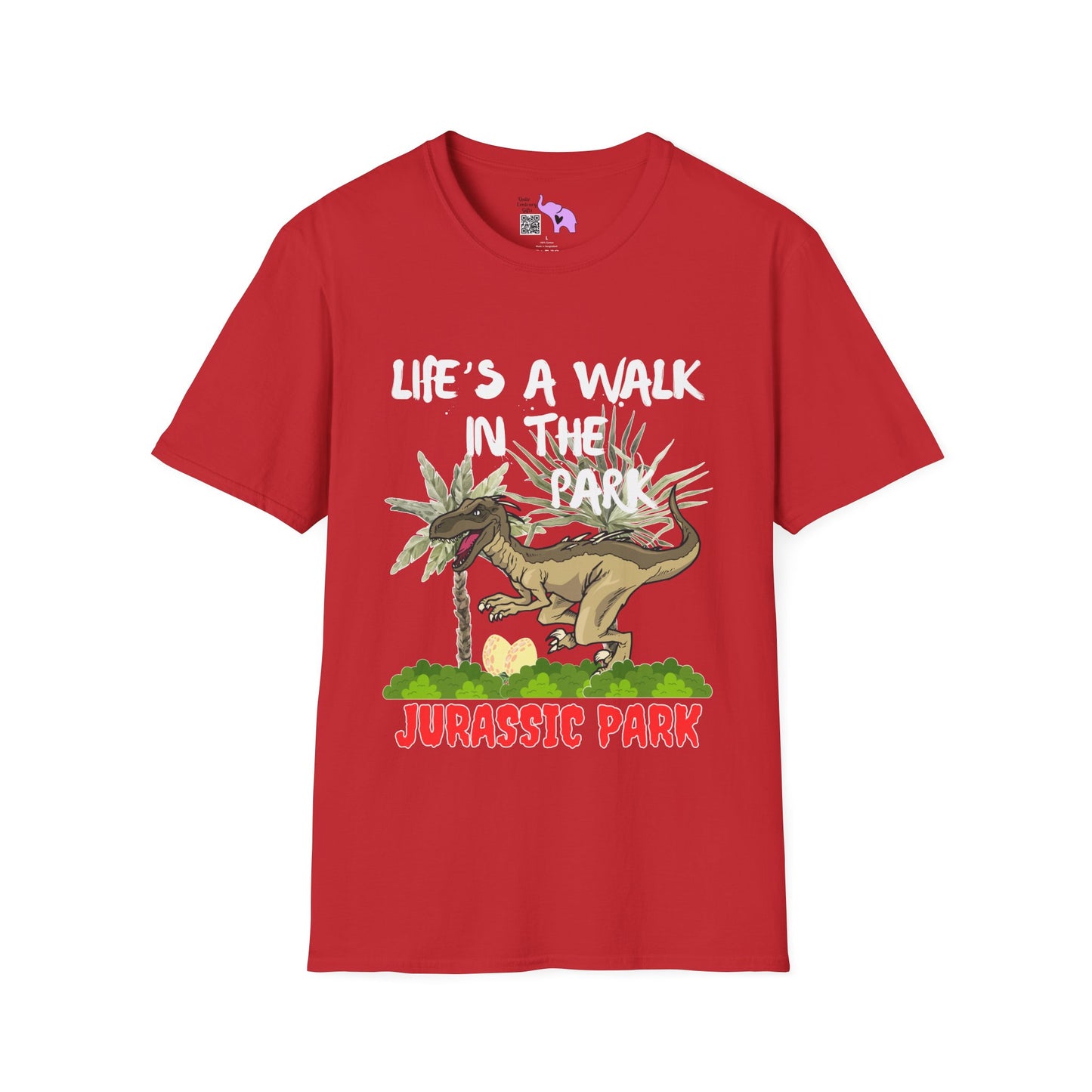 Life's Like A Walk In The Park... Jurassic Park Adult T-shirt