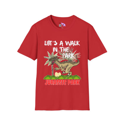 Life's Like A Walk In The Park... Jurassic Park Adult T-shirt