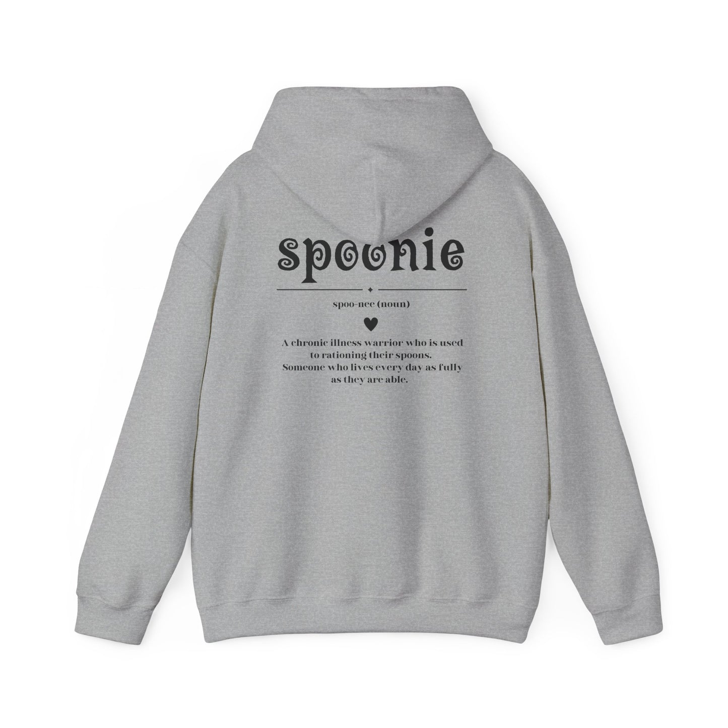 Spoonie Warrior Definition Heavy Blend™ Hooded Sweatshirt
