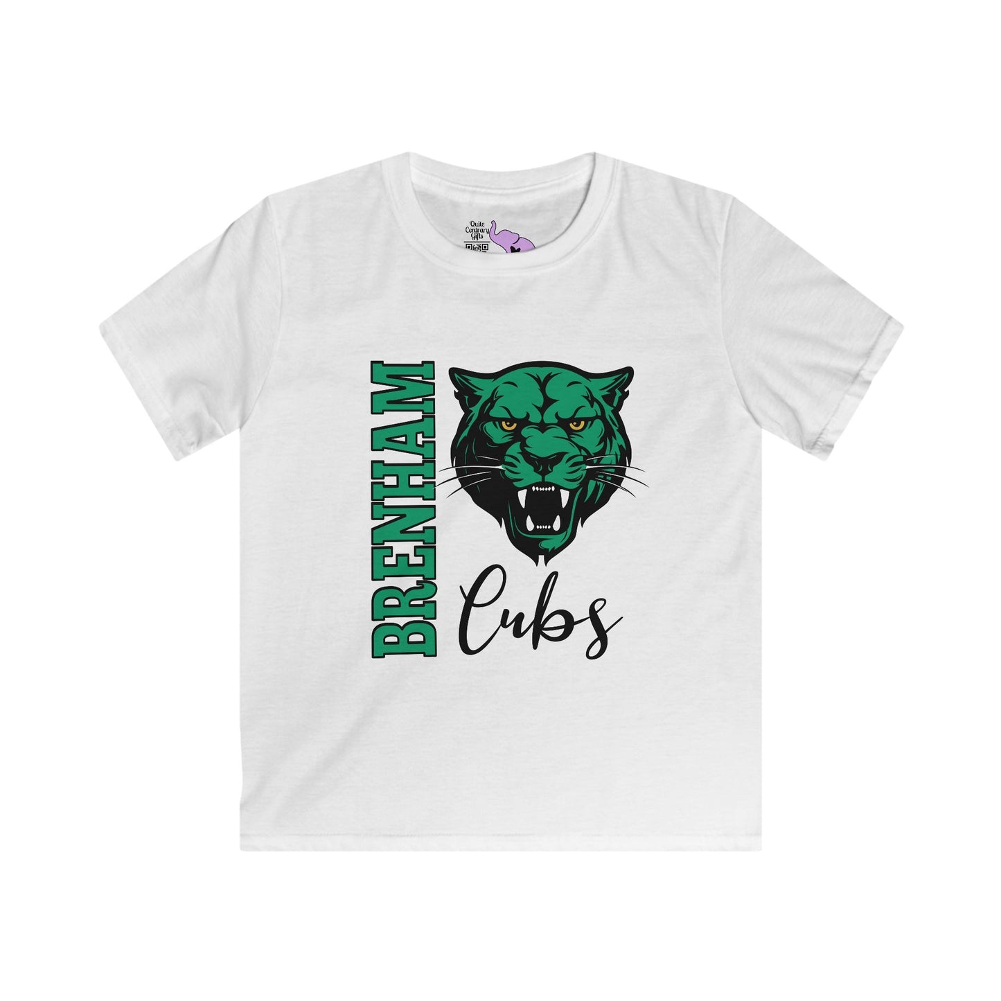 Brenham Vertical Fury Youth Softstyle Tee