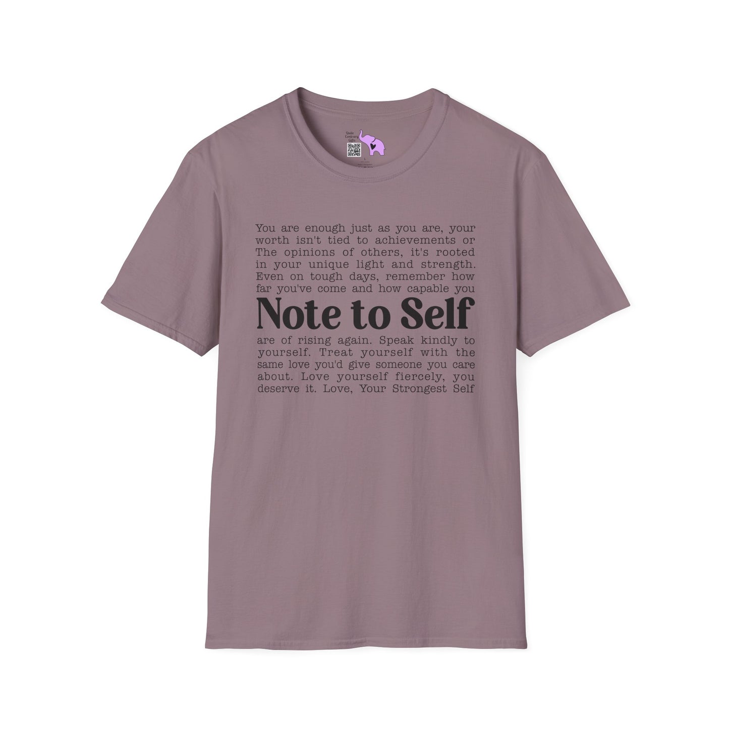Note To Self... Adult T-shirt