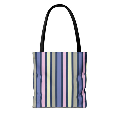 Earthy Stripes Canvas Tote Bag