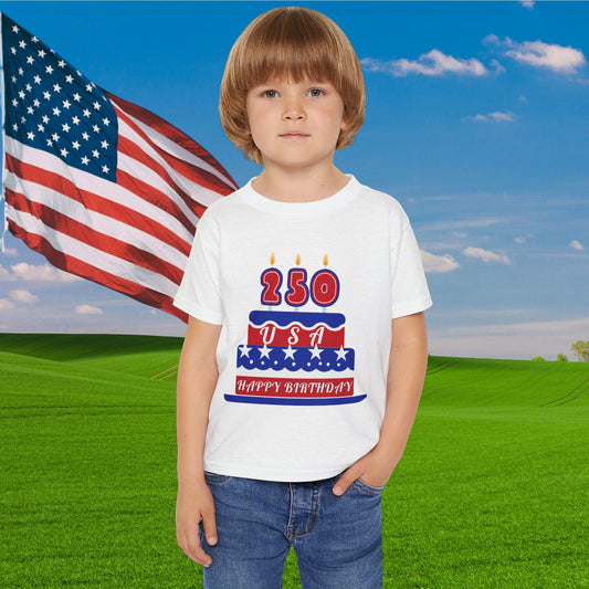 Happy Birthday USA Heavy Cotton™ Toddler T-shirt