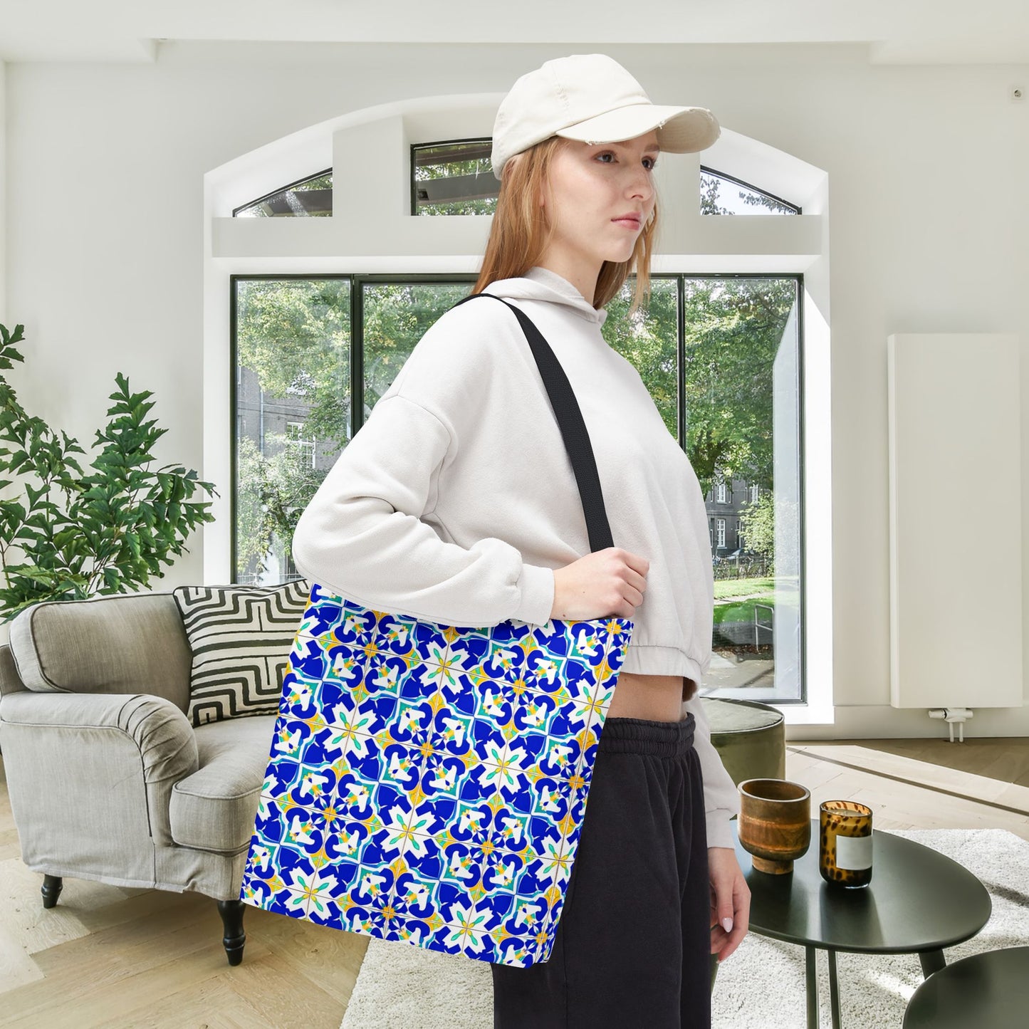 Blue Horizon Canvas Tote Bag