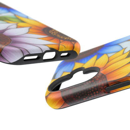 Colorful Sunflowers MagSafe® Compatible Tough Case for iPhone