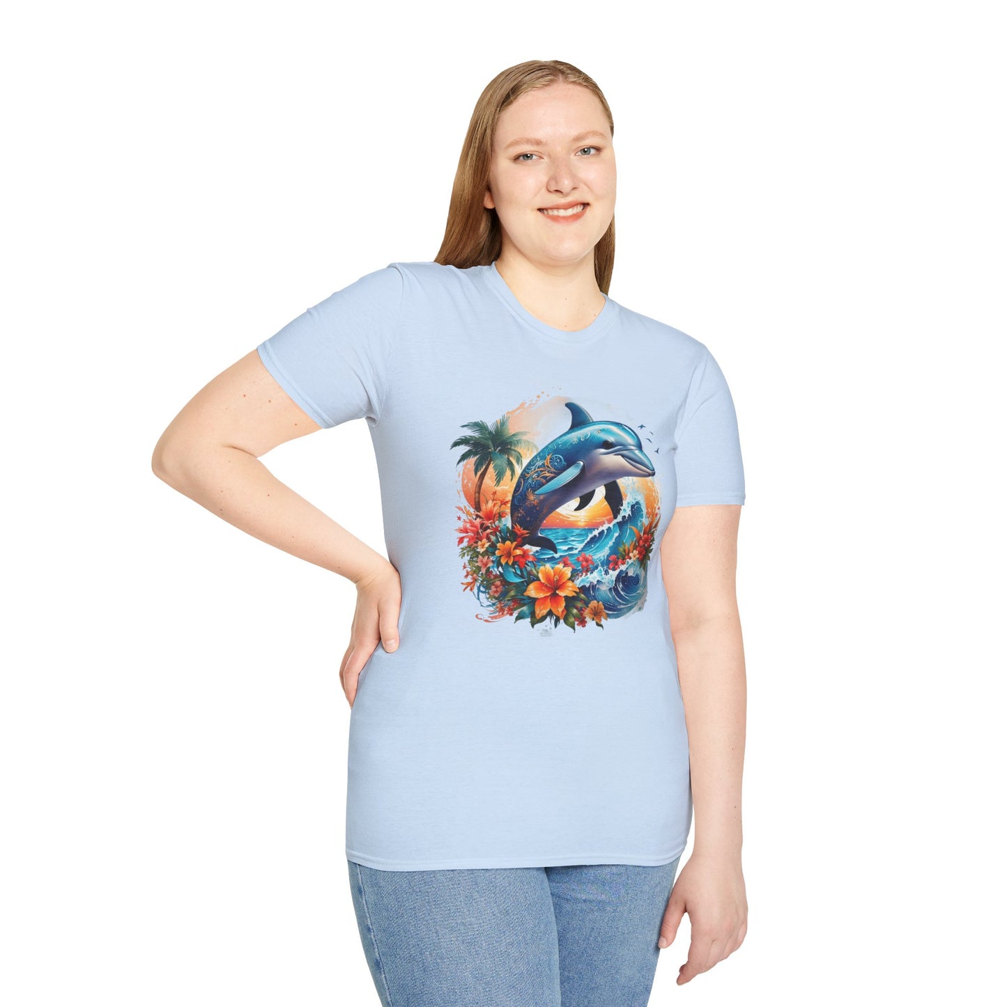 Tropical Dolphin T-shirt