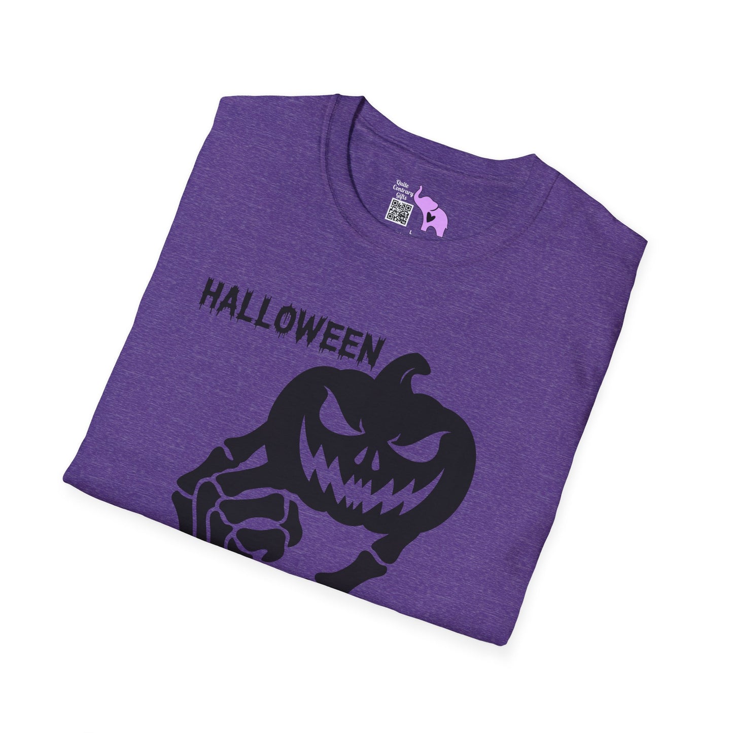 Pumpkin Halloween Vibes Adult T-shirt
