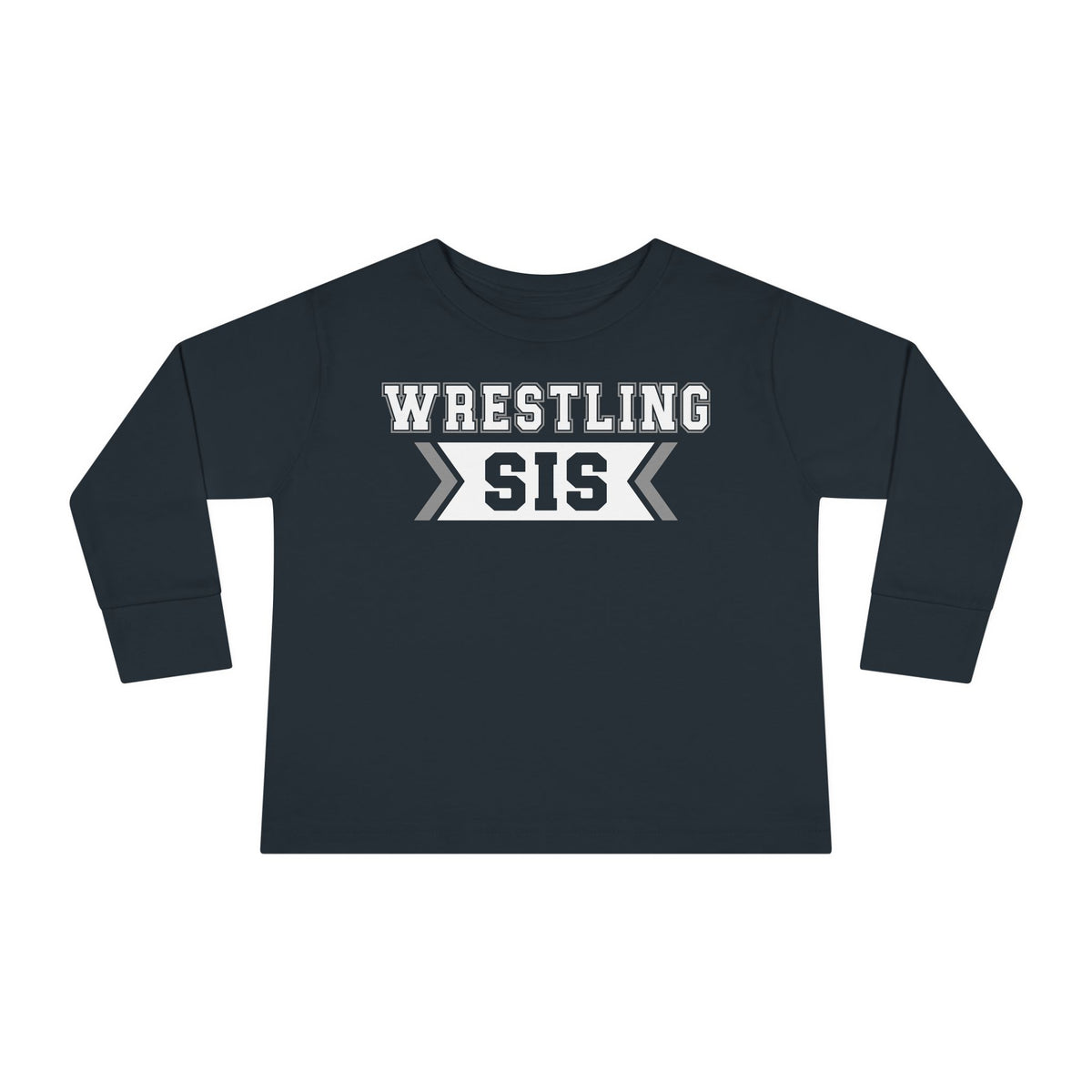Wrestling Sis Toddler Long Sleeve Tee