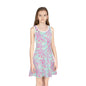Berry Sorbet Camo Girls' Sleeveless Sundress